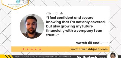 Prakash Joshi - Tirth Shah - Testimonial - English