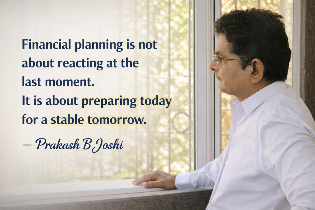 Prakash B Joshi - March Financial Planning